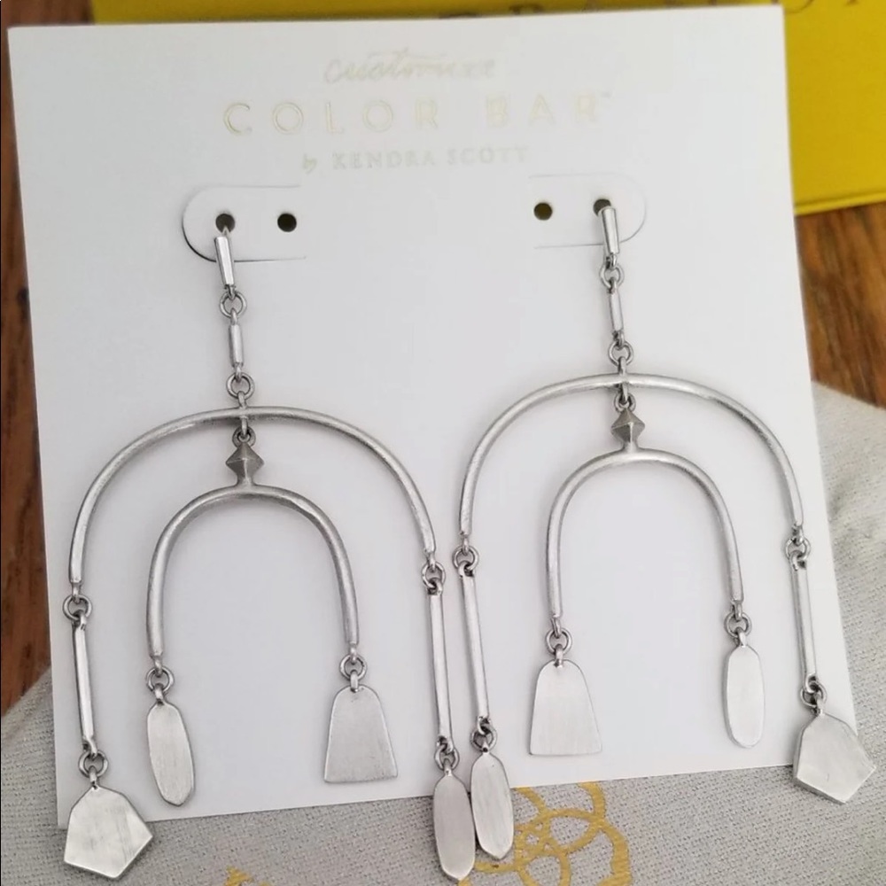 Kendra Scott Nalani Silver Earrings